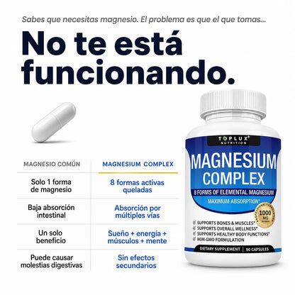 Magnesium Complex 8 en 1 - 60 Cápsulas