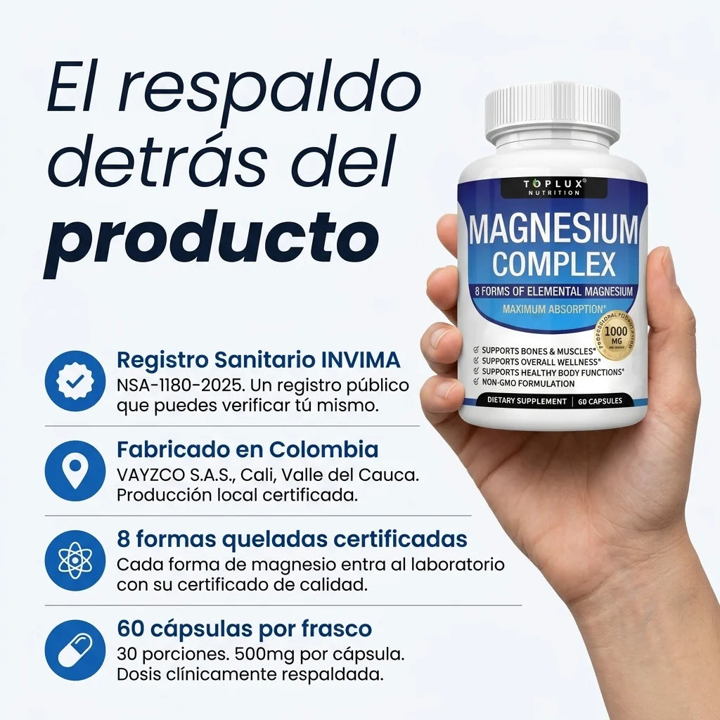 Magnesium Complex 8 en 1 - 60 Cápsulas