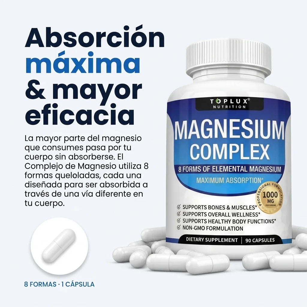 Magnesium Complex 8 en 1 - 60 Cápsulas